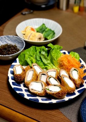 豚薄切り肉で大葉はんぺん巻きフライ-レシピのメイン写真