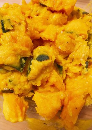 veganカボチャと柿のマッシュサラダ-レシピのメイン写真