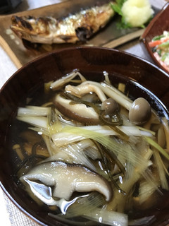 風邪予防に！きのこと塩昆布のスープ-レシピのメイン写真