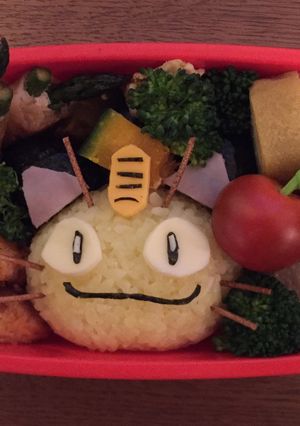 キャラ弁 ポケモン ニャース-レシピのメイン写真