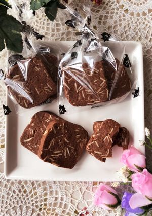バレンタイン♡アーモンド生チョコクッキー-レシピのメイン写真