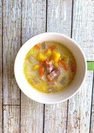 朝食にも♪我が家の定番★豆乳スープ-レシピのメイン写真