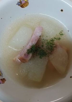 冬瓜とベーコンの中華スープ-レシピのメイン写真