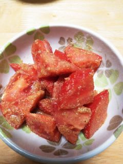 トマトのごま和え-レシピのメイン写真