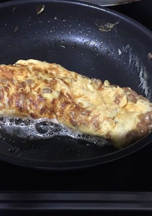 納豆オムレツ-レシピのメイン写真