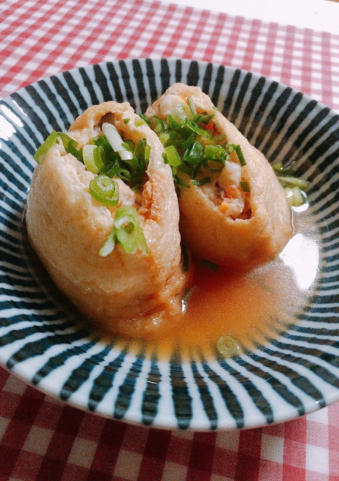 薄揚げで♡簡単海老しんじょ風-レシピのメイン写真