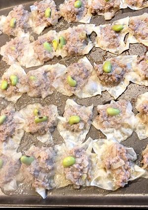 子供と作るホットプレートで焼きシュウマイ-レシピのメイン写真