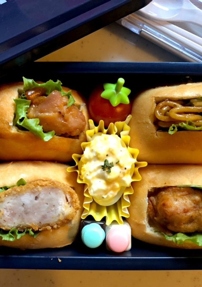 中学生弁当日記（ディナーロール編）-レシピのメイン写真