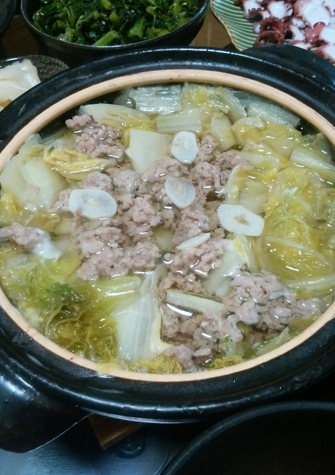 早い!安い!簡単! 白菜とひき肉のスープ-レシピのメイン写真
