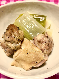 簡単で美味! 鶏とネギの蒸し焼き-レシピのメイン写真