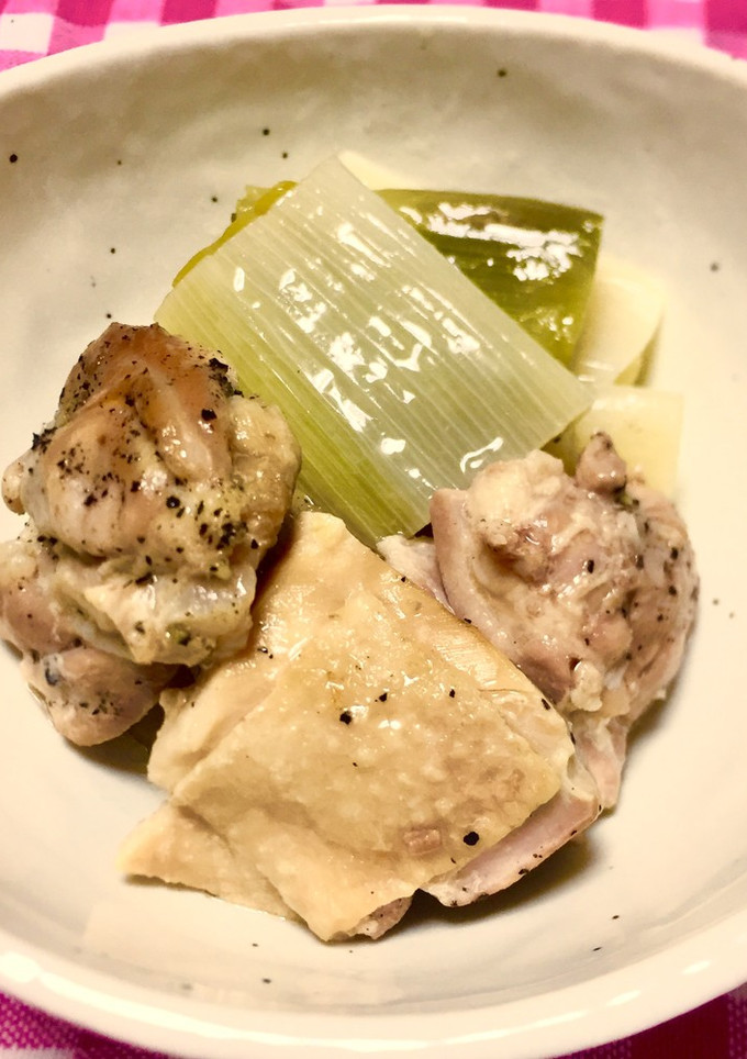 簡単で美味！ 鶏とネギの蒸し焼き-レシピのメイン写真