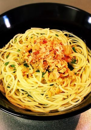 簡単!和風納豆スープパスタ-レシピのメイン写真