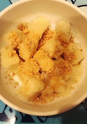 ✳︎豆乳 きなこ パン粥✳︎離乳食-レシピのメイン写真