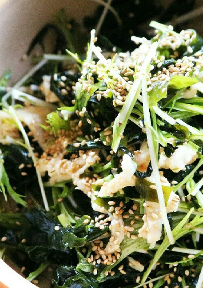 鶏皮とワカメの和え物-レシピのメイン写真