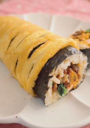 キンパ風♪恵方巻き-レシピのメイン写真