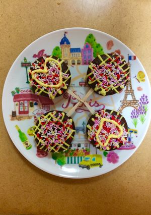 簡単プチチョコパイのデコレーション-レシピのメイン写真