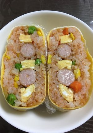 オムライス☆おにぎらず-レシピのメイン写真