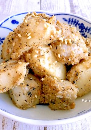 里芋の胡麻味噌和え (^-^)♡-レシピのメイン写真