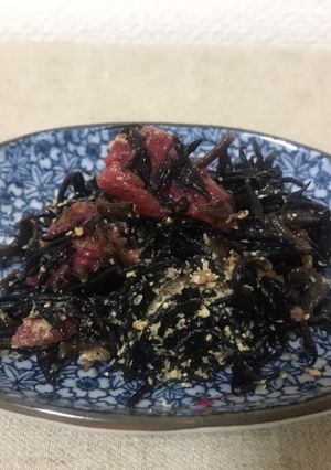 ひじきの佃煮 梅風味-レシピのメイン写真