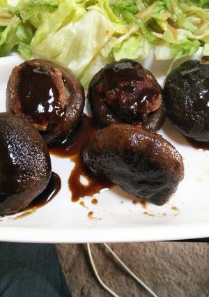 椎茸ハンバーグ-レシピのメイン写真