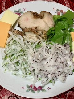 簡単!2色の大根サラダ(あおさ・ゆかり)-レシピのメイン写真