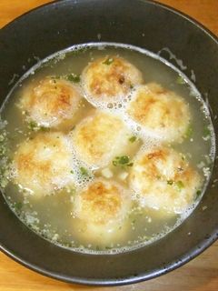 残ったスープde明石焼き風♪-レシピのメイン写真