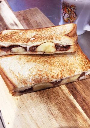 簡単☆チョコとバナナのホットサンド-レシピのメイン写真