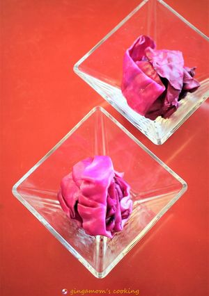 魅せられパープル✧紫キャベツ糠漬け-レシピのメイン写真