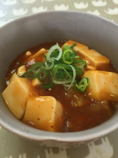 サッポロ一番みそ味でキムチ豆腐丼♪-レシピのメイン写真