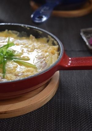 ストウブで作る親子丼の具-レシピのメイン写真