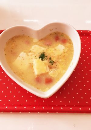 残ったスープでとろふわ食べるスープ-レシピのメイン写真