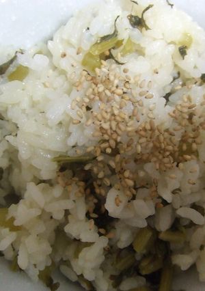 炊飯器に入れるだけ♪簡単菜めし-レシピのメイン写真
