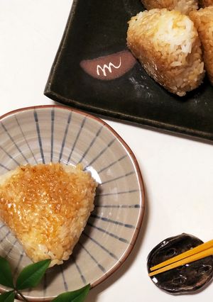 フライパンde焼きおにぎり-レシピのメイン写真