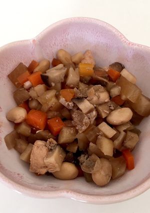 圧力炊飯器で楽チン五目煮-レシピのメイン写真