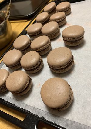 バレンタインにも！ チョコレートマカロン-レシピのメイン写真