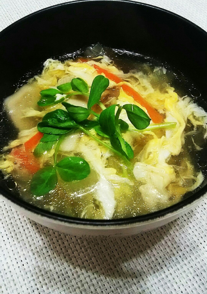 コンソメ中華のとろみ卵スープ。-レシピのメイン写真