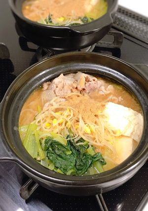 土鍋でごぼうの味噌鍋-レシピのメイン写真