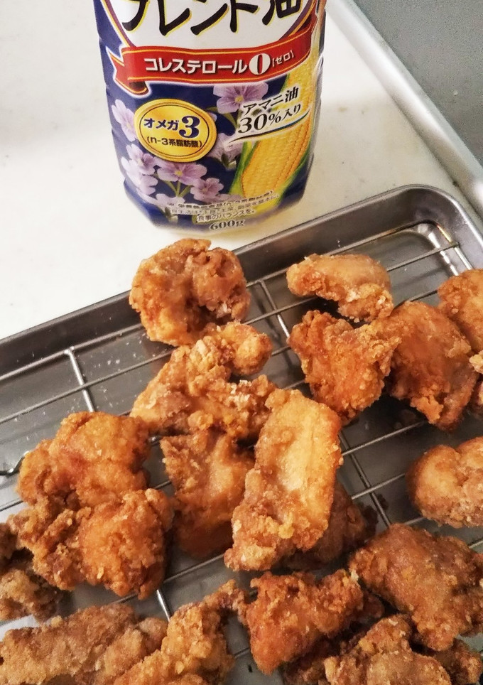 余り物のかつおぶしを加えて、和風唐揚げ★-レシピのメイン写真