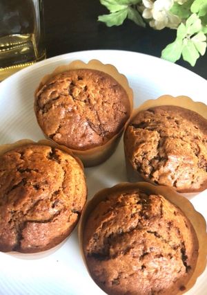 簡単♪キャロブシロップ使用のカップケーキ-レシピのメイン写真
