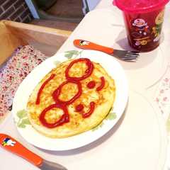 おかずホットケーキ-レシピのメイン写真