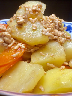 じゃがいものとりそぼろ煮-レシピのメイン写真