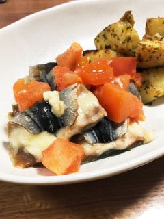 材料3つ!さんまのチーズはさみ焼き-レシピのメイン写真