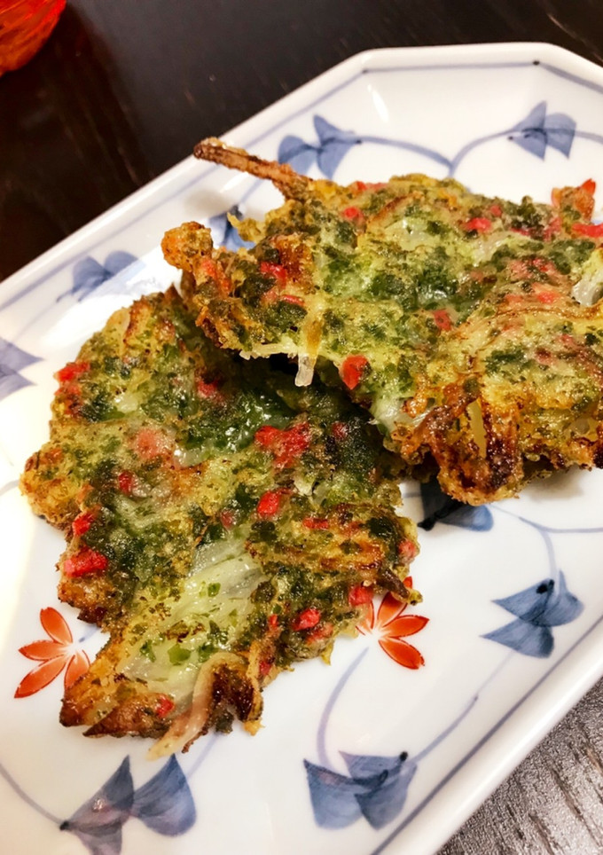紅ショウガの磯辺かき揚げ-レシピのメイン写真
