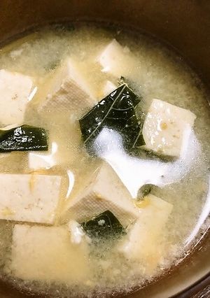 身体が温まる！カラルーと島豆腐の味噌汁-レシピのメイン写真