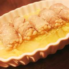 รูปของ しっとり！レンジで蒸す☆豚肉のえのき巻き