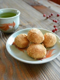 *煎り豆入りきなこスノーボール*-レシピのメイン写真