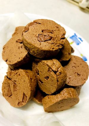 ダブルチョコチップクッキー-レシピのメイン写真