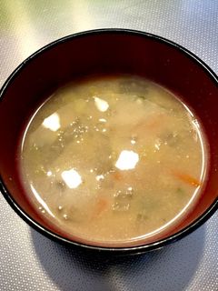 オクラの入ったお味噌汁(^-^)-レシピのメイン写真