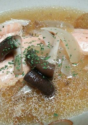 鮭アラのめんつゆバター煮-レシピのメイン写真