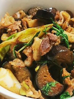 豚肉と茄子のピリ辛炒め-レシピのメイン写真